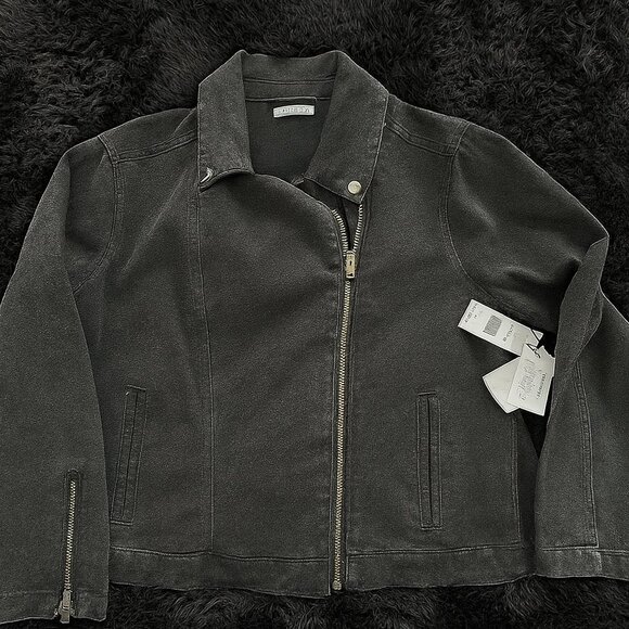 Black/Grey (stone wash) 2X Old Navy jean jacket - Picture 1 of 2